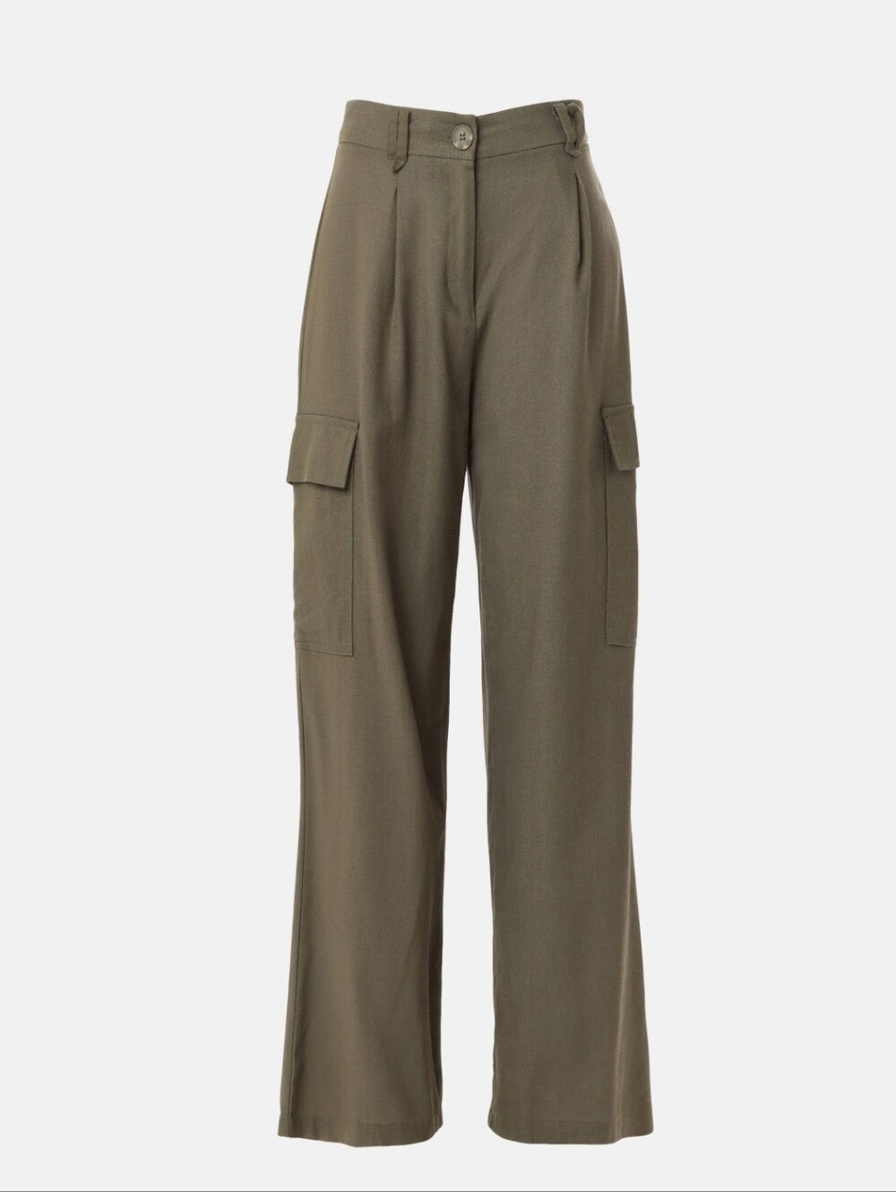 Ellen Tracy Button Front Cargo Pants Size XS
